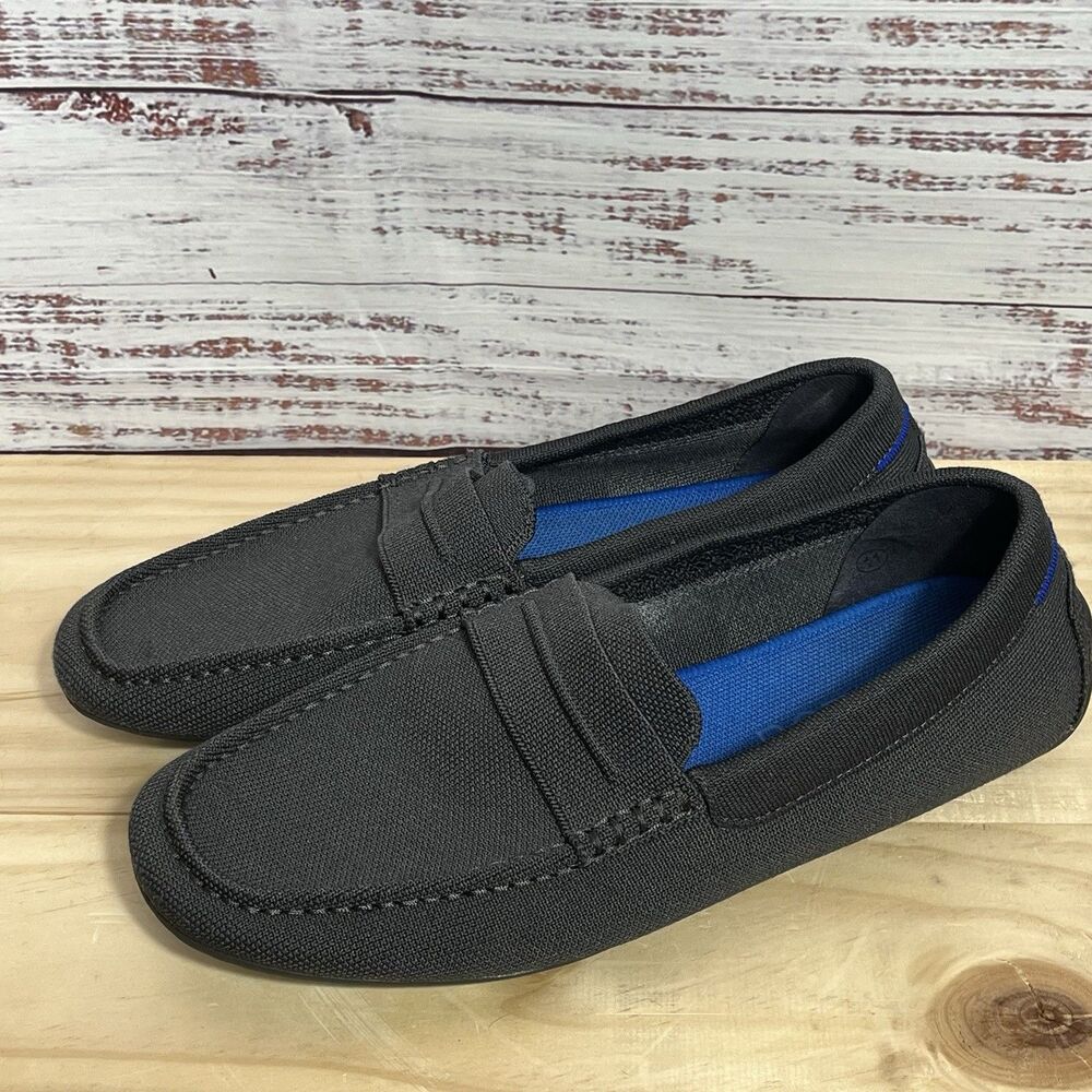 Rothys The Driving Loafer Knit Slip On Moccasin Shoes Washable Mens Size 11